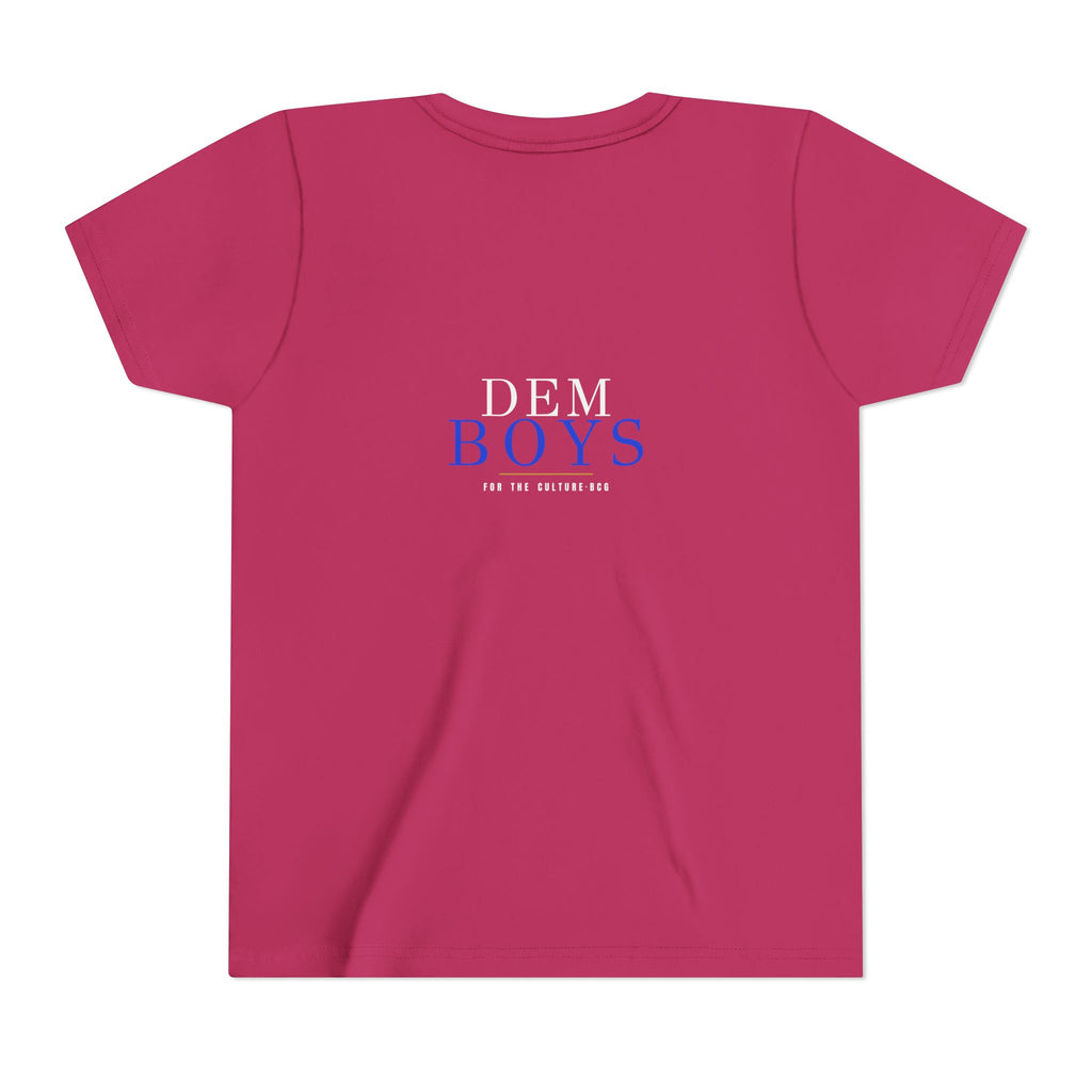 ML Tee – Dem Boys Didot Back (Berry) – Youth