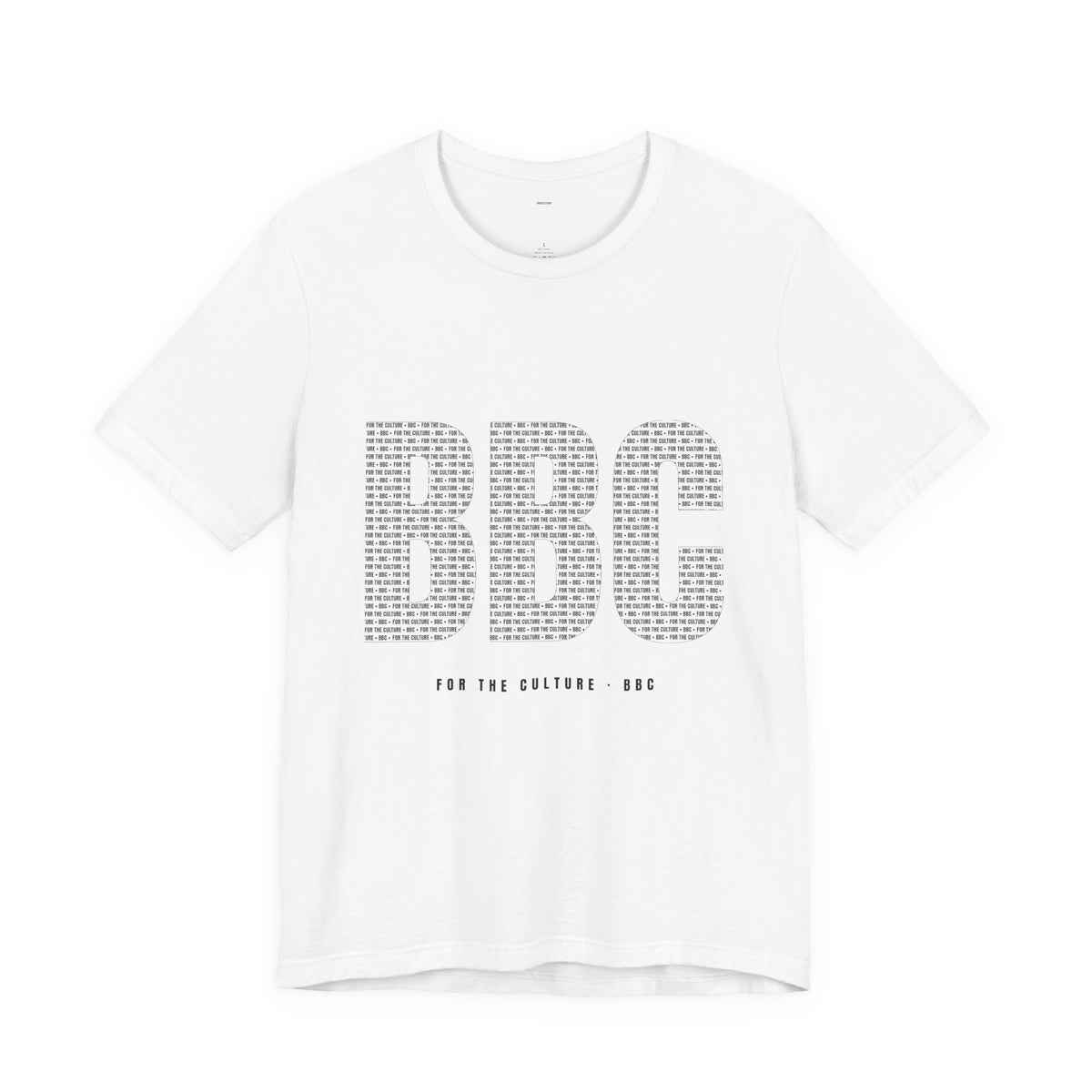 BBC Microtext Tee – White