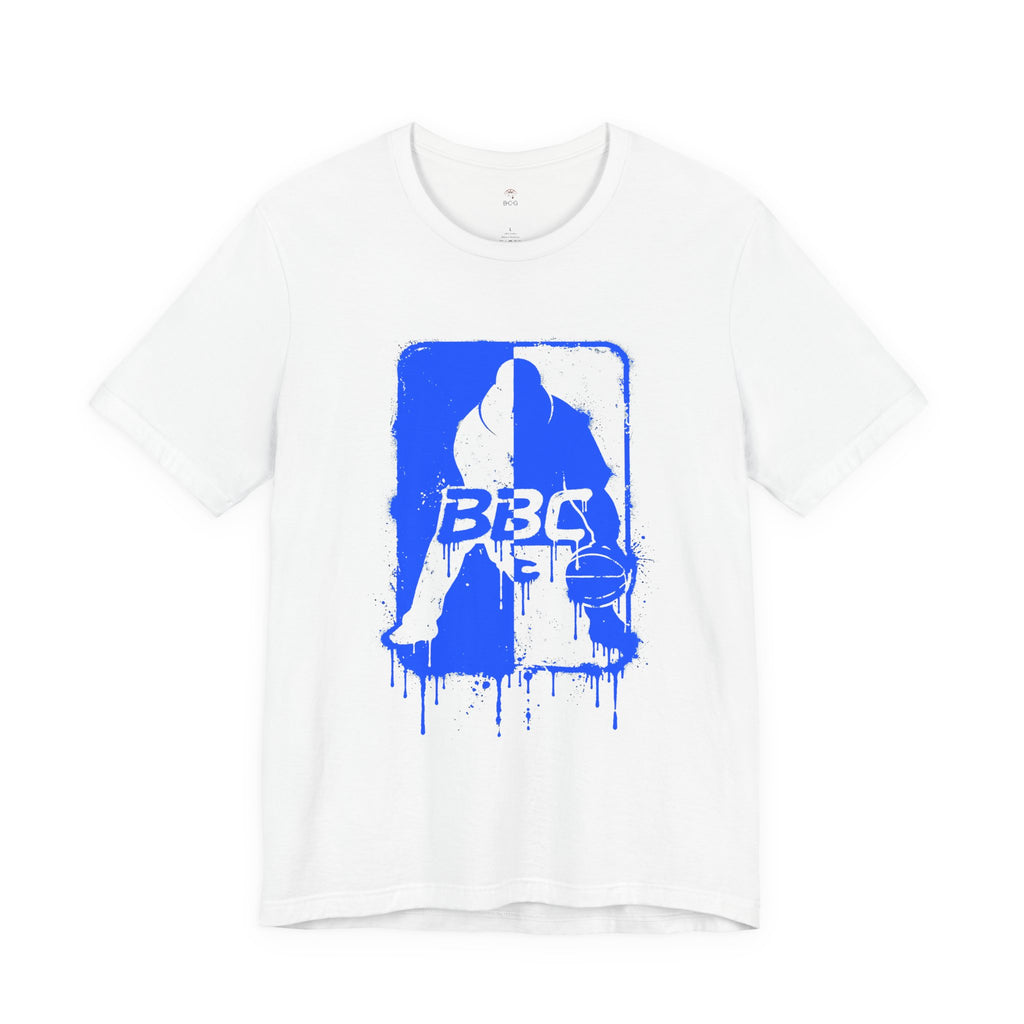 BBC 蓝色水滴印花 T 恤