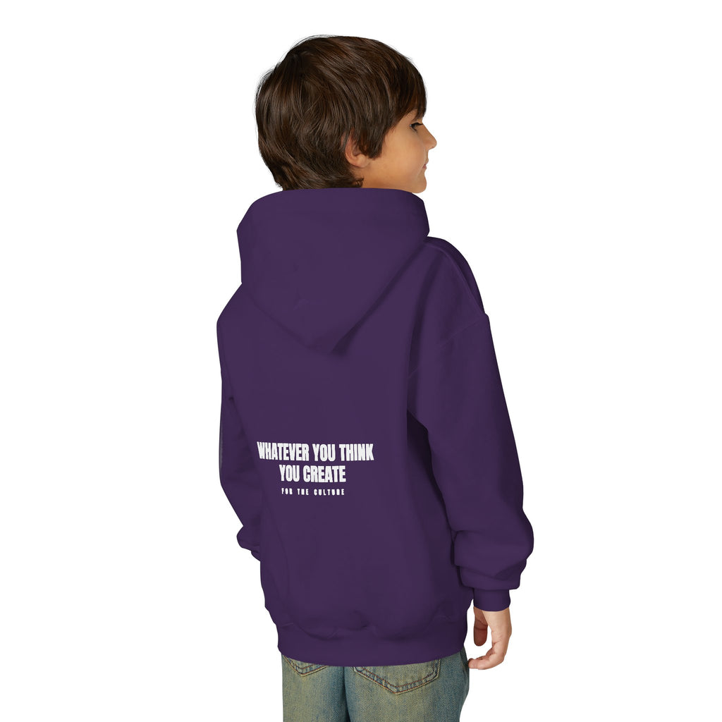 ML Hoodie – Whatever You Think Back (Purple) – Youth