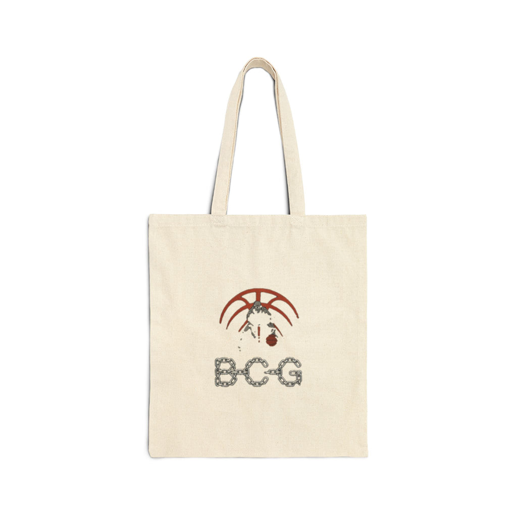 Basketball Umbrella Graphic Tote Bag — BCG Logo Cotton Canvas Tote