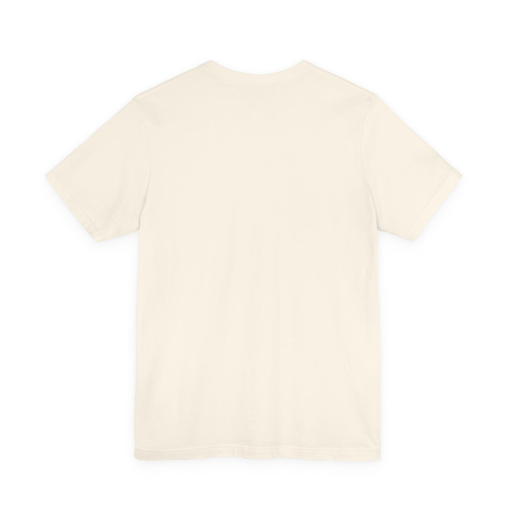Minimalist White Tee with Tiny Chest Logo – Classic Casual Short Sleeve Shirt