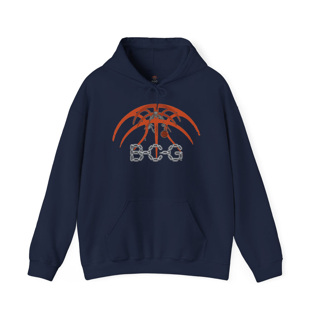 Palm Tree & Chain Logo Hoodie — BCG Graphic Pullover