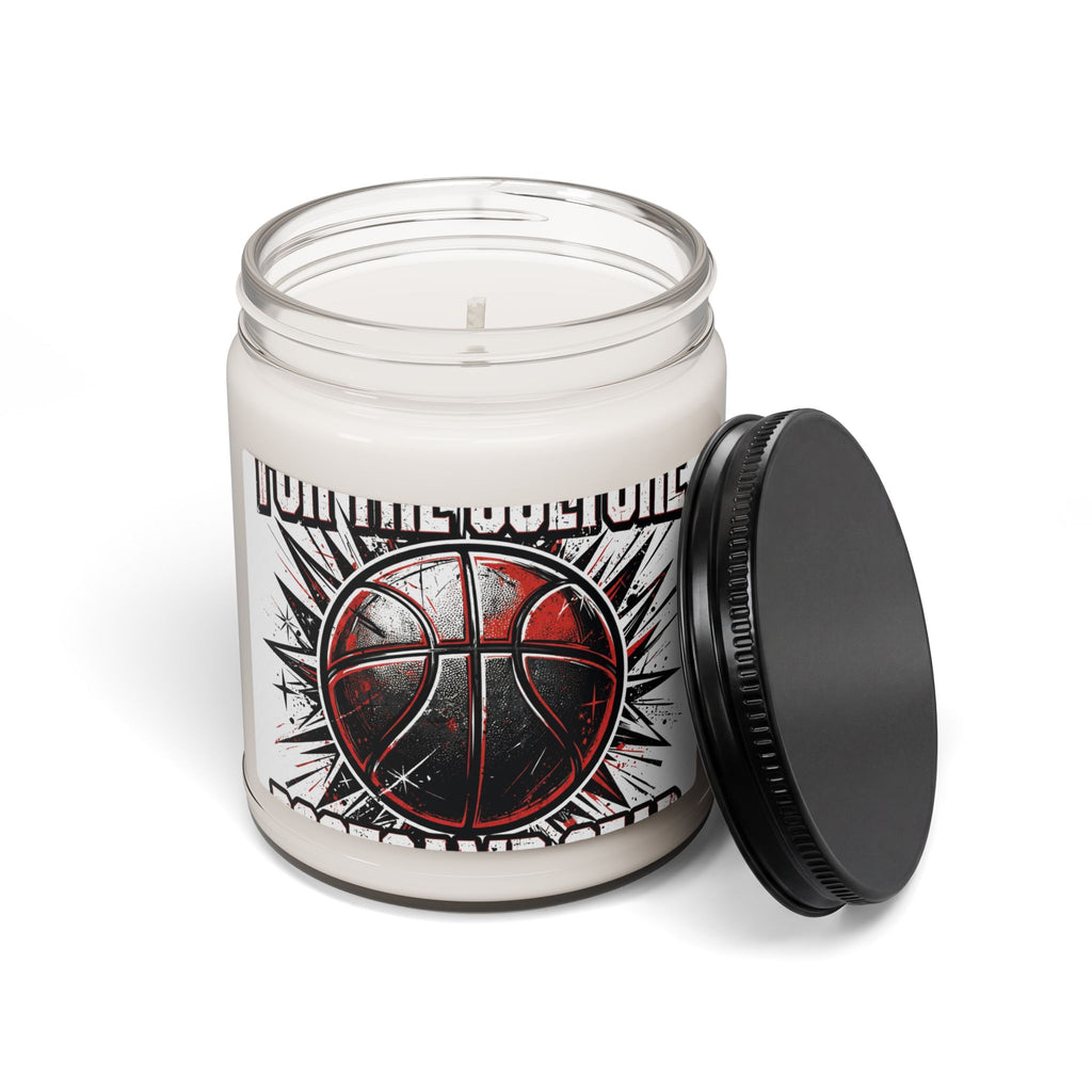 Basketball Graphic Soy Candle — 9oz Scented Jar (Join the Game)