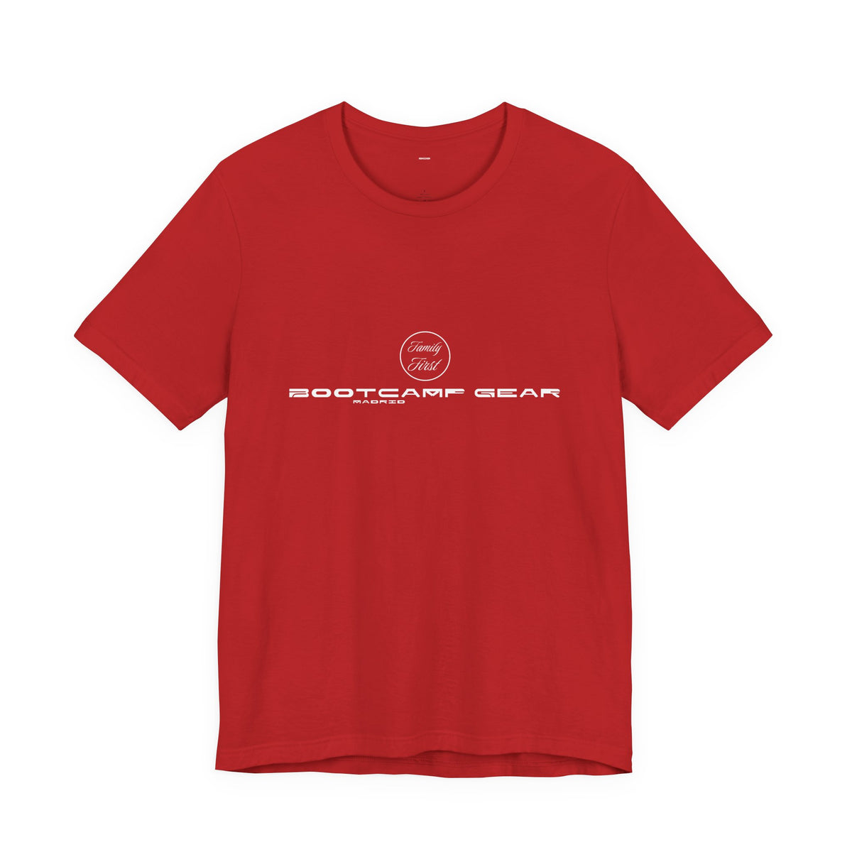 Family First Tee – Madrid (Red)