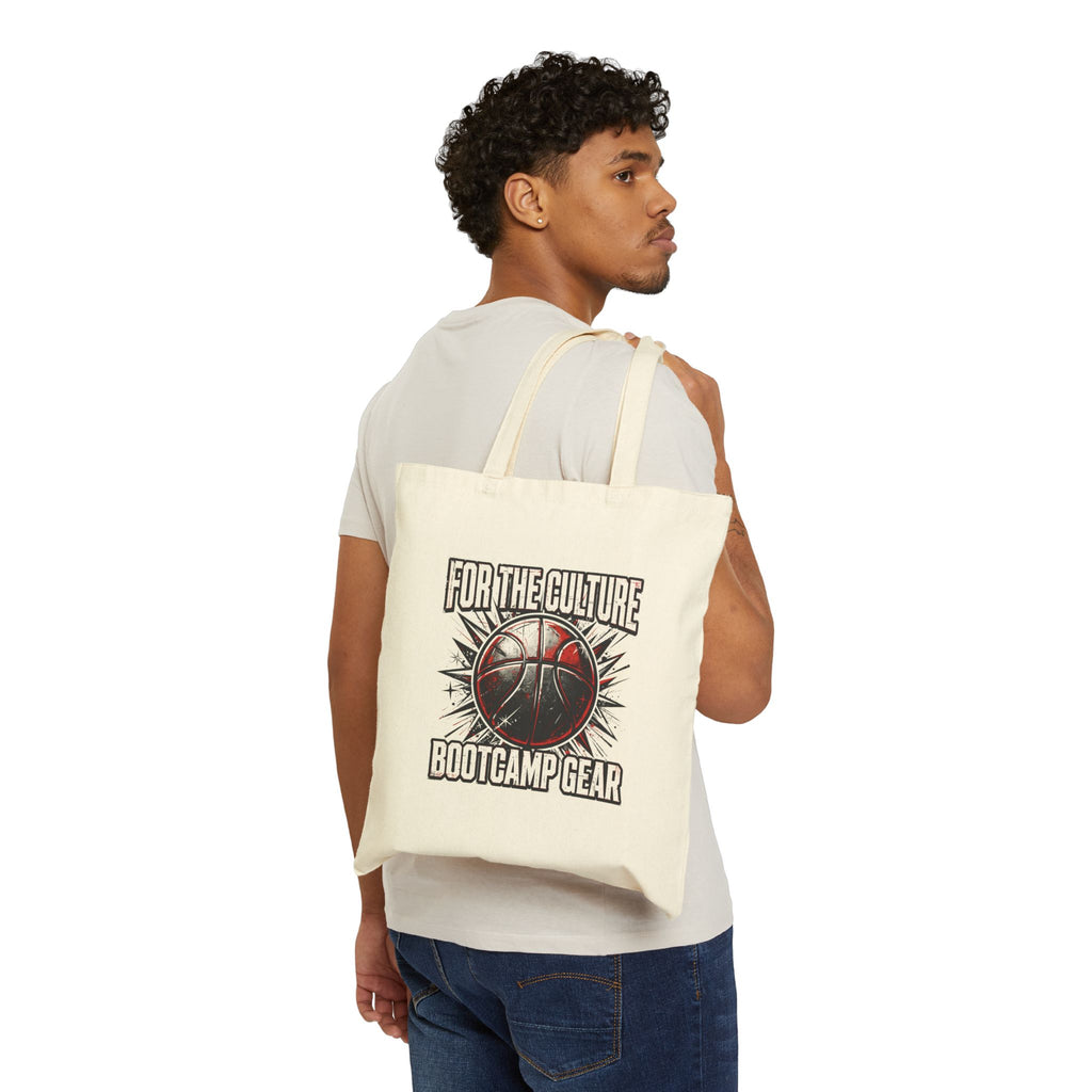 Tote Bag — "For The Culture" Basketball Bootcamp Gear Canvas Tote
