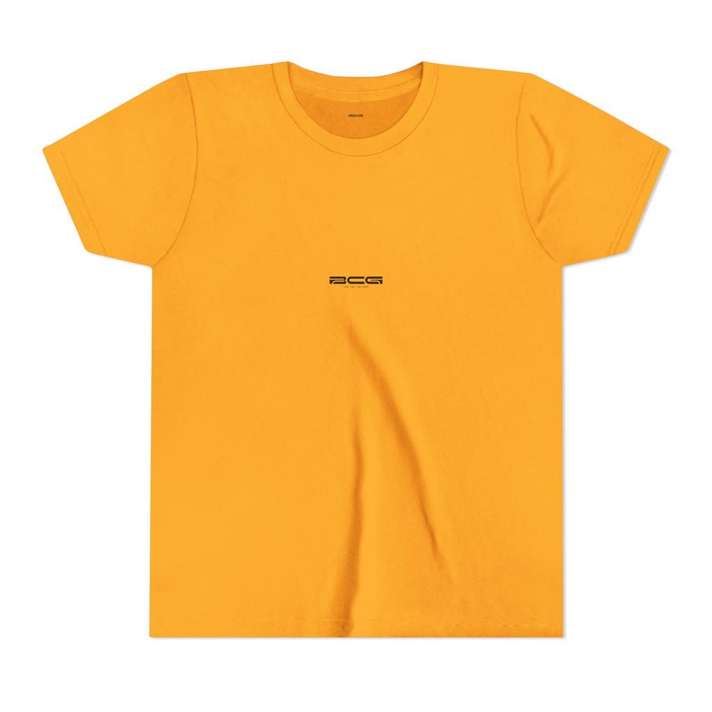 ML Tee – Be A Part Serif Cut Back (Gold) – Youth