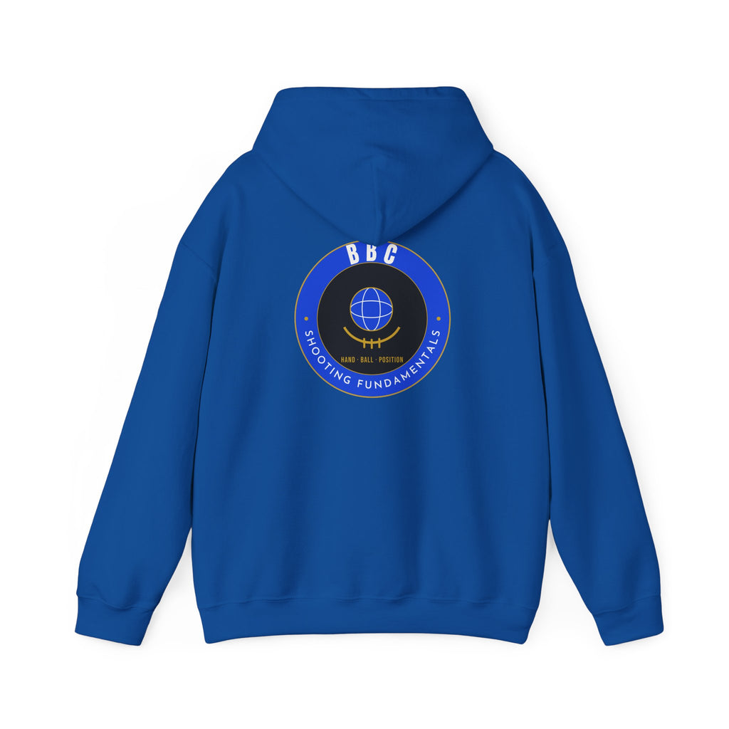 Hand & Ball Hoodie – The Badge (Royal)