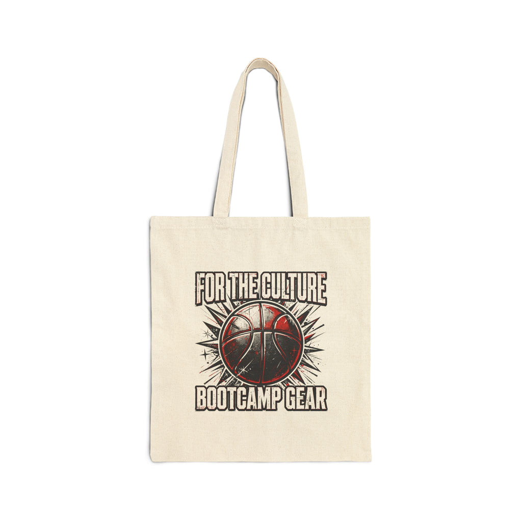 Tote Bag — "For The Culture" Basketball Bootcamp Gear Canvas Tote