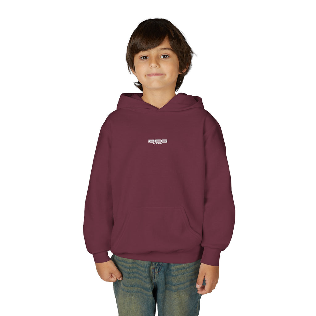 ML Hoodie – Mindset Is Everything Back (Maroon) – Youth