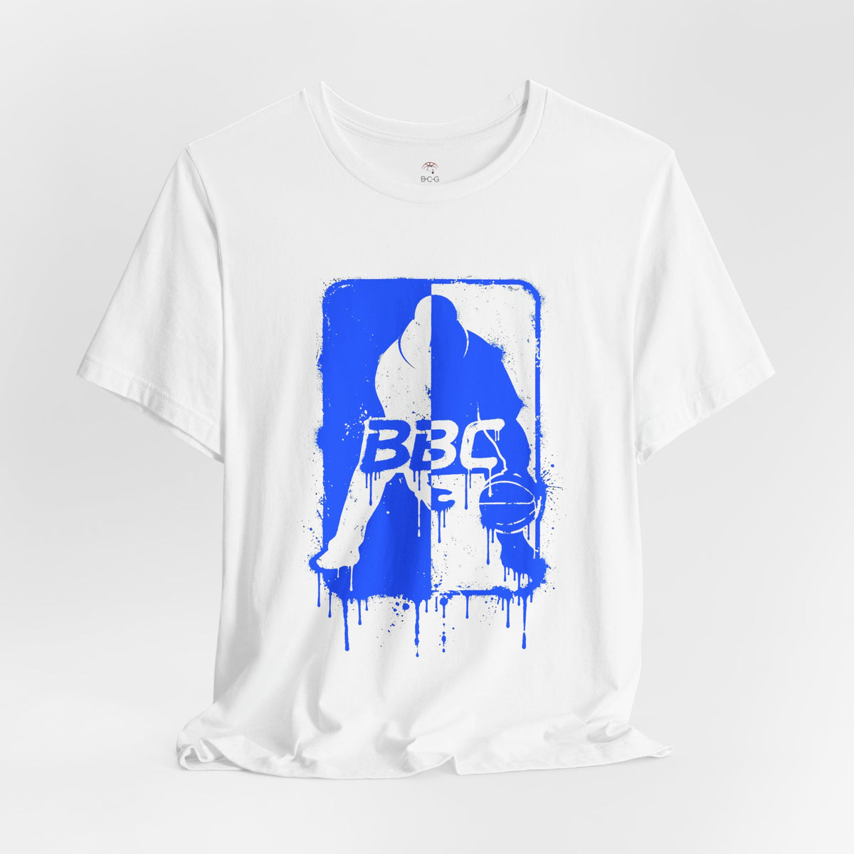 BBC 蓝色水滴印花 T 恤