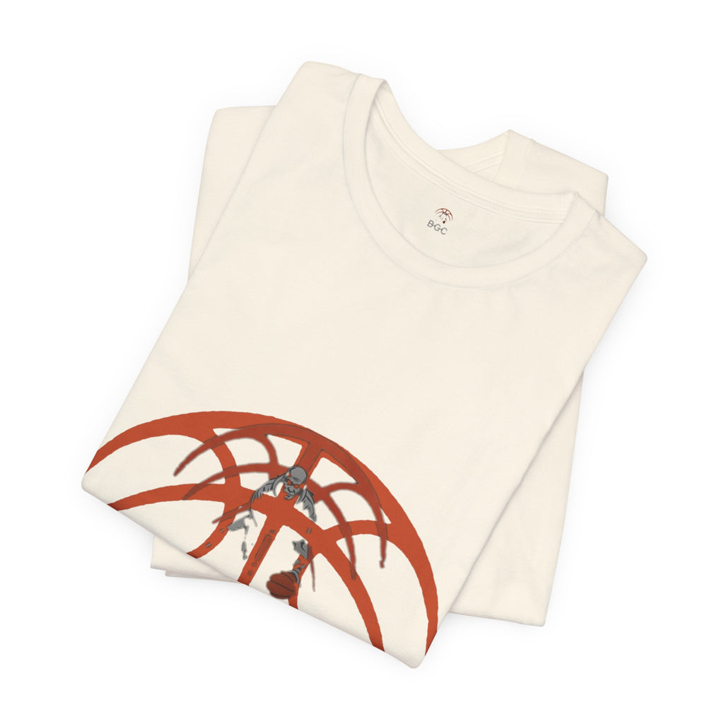 Basketball Chain Logo Tee — 'STG' Graphic Sports T-Shirt