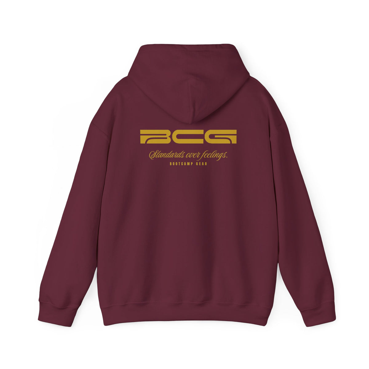 ML Hoodie – Standards Back (Maroon)
