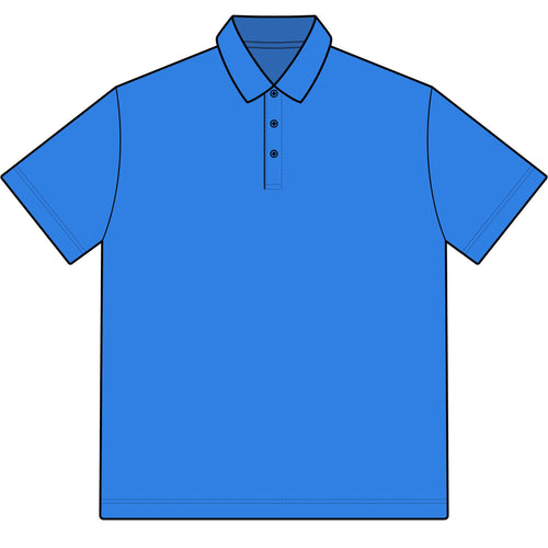 BCG French Blue Luxury Polo