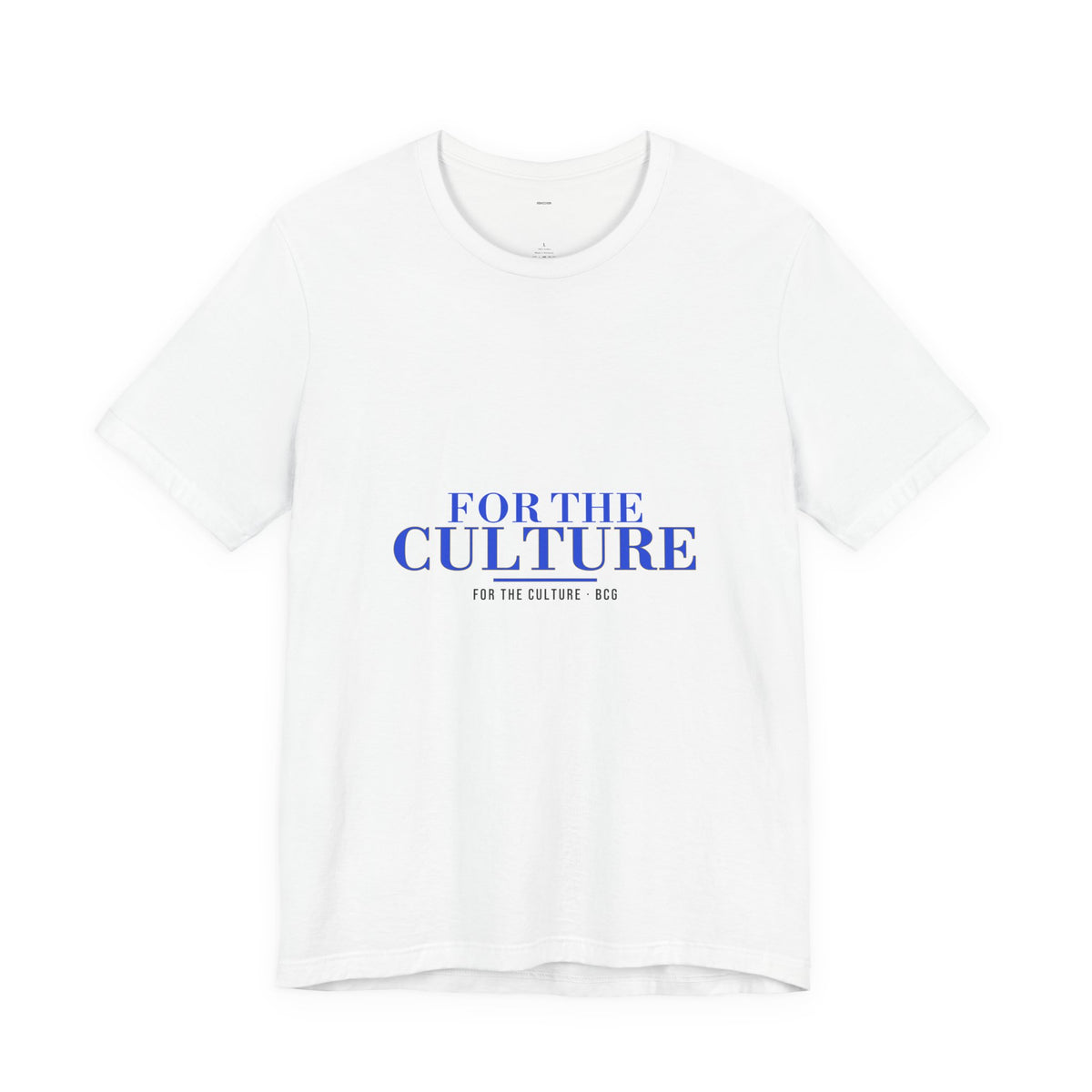 For The Culture Tee – The Didone Stack (White)