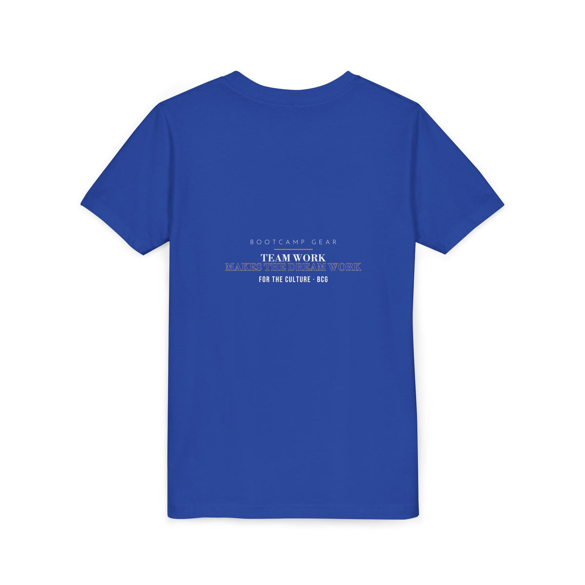 Team Work Tee – Team Work Makes The Dream Work (True Royal) – Youth