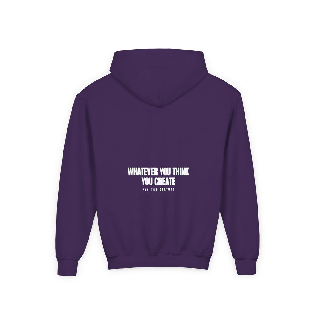 ML Hoodie – Whatever You Think Back (Purple) – Youth