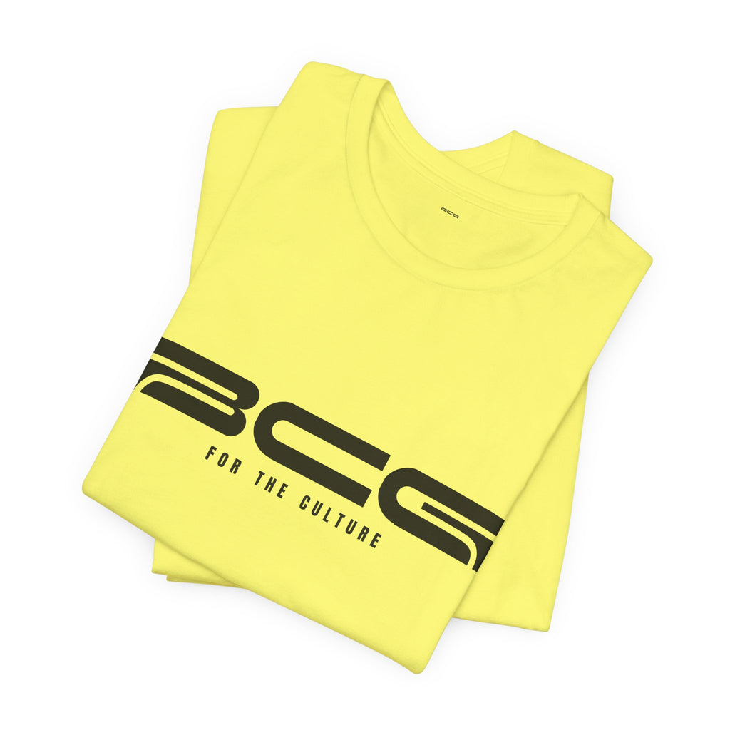 ML Tee – Be A Part Serif Cut Back (Yellow)