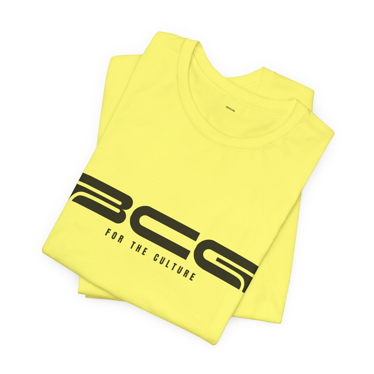 ML Tee – Be A Part Serif Cut Back (Yellow)