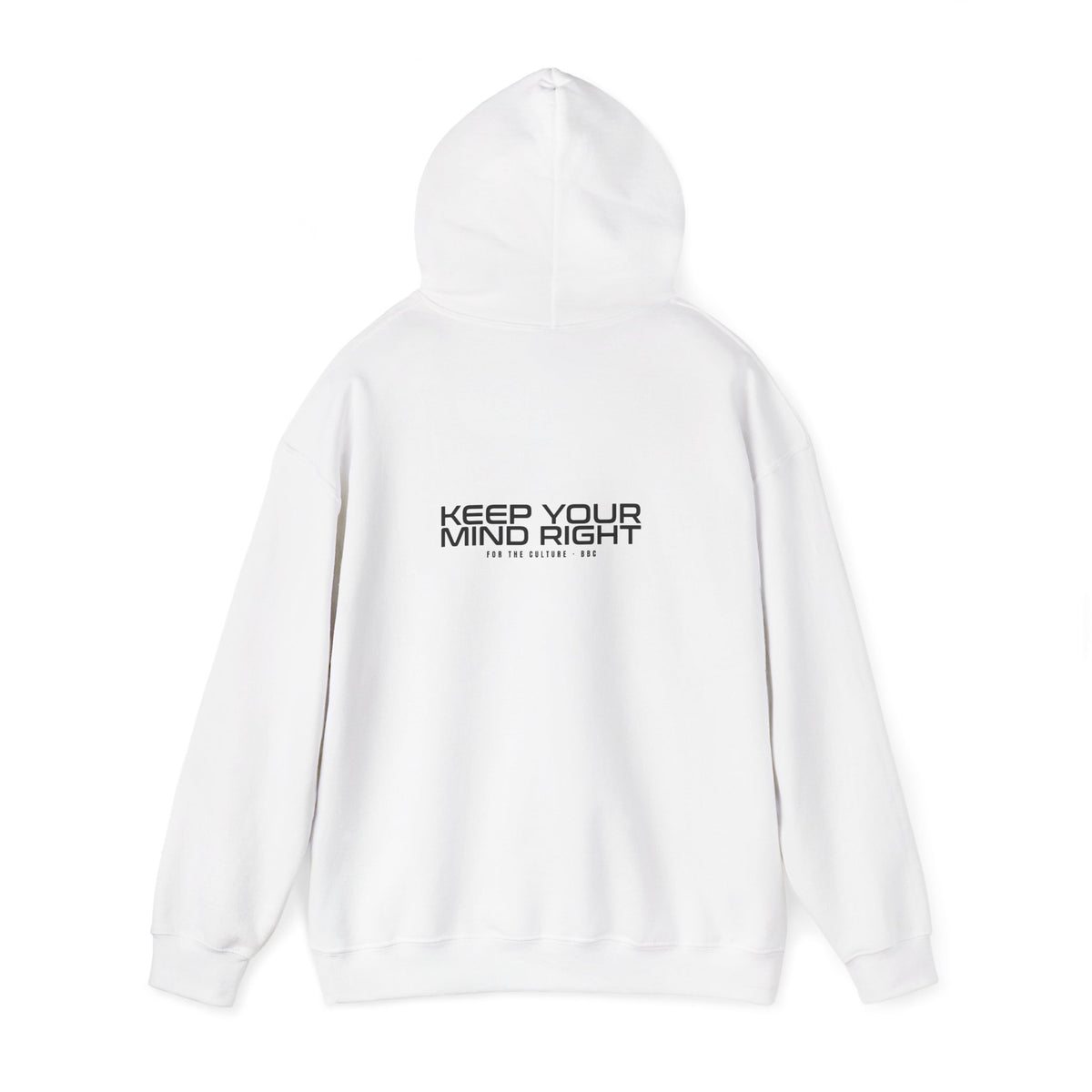 BBC Orbitron Split-Block Hoodie – White