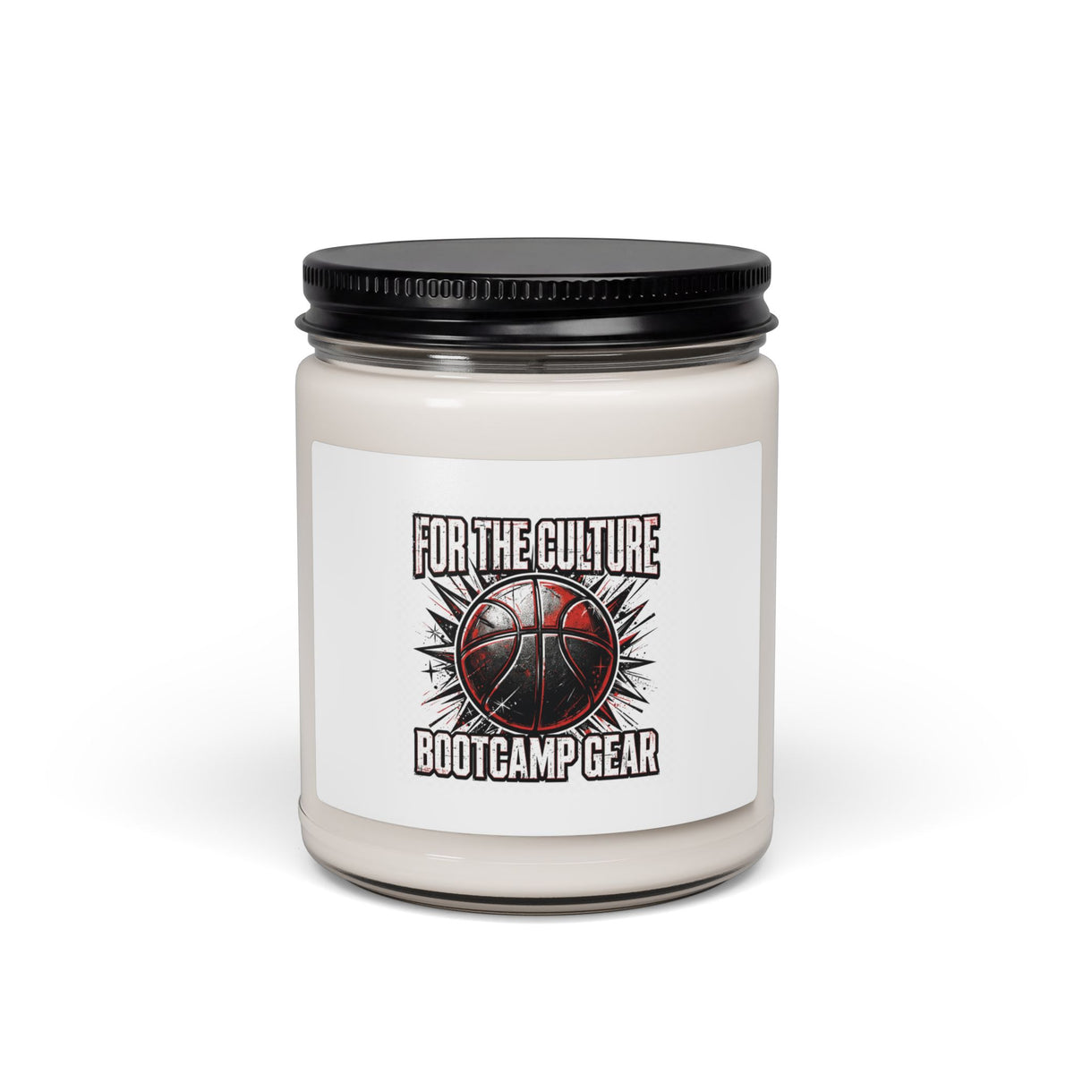 Basketball Graphic Soy Candle — 9oz Scented Jar (Join the Game)