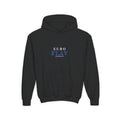 Euro Flav Hoodie – The Euro Serif – Black – Youth