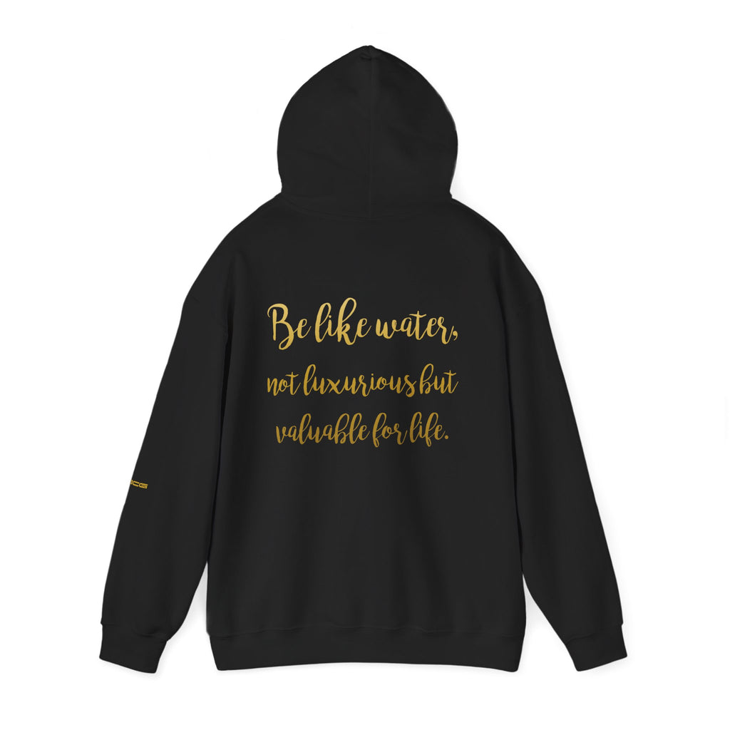ML Hoodie – Be Like Water Back (Black)