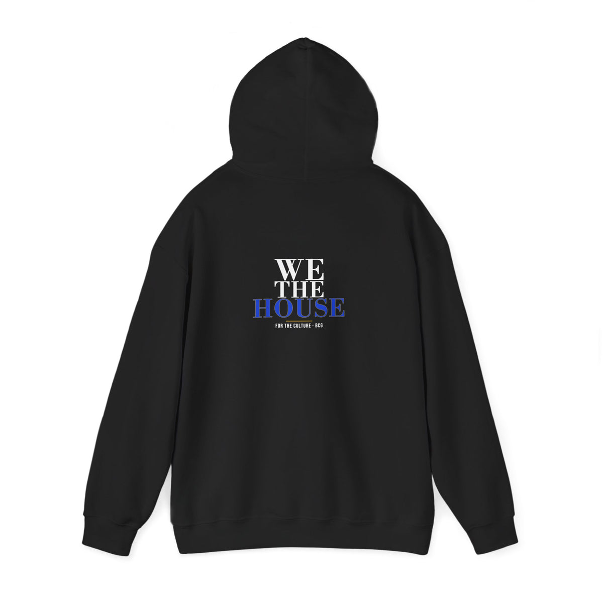 We The House Hoodie – Didone Stack (Black)
