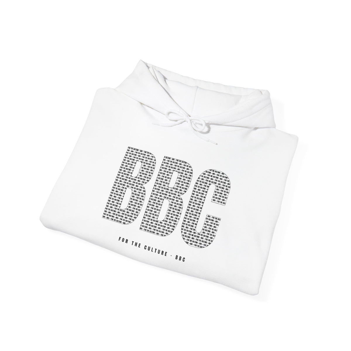 BBC Microtext Hoodie – White