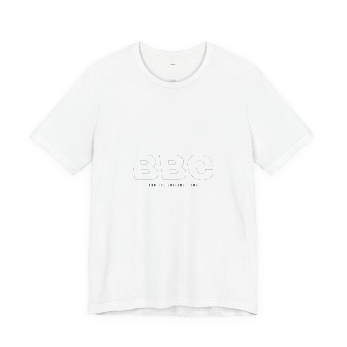 BBC Ghost Outline Tee – White