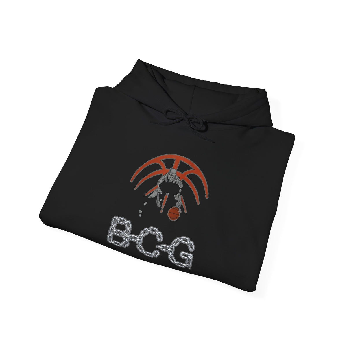 Palm Tree & Chain Logo Hoodie — BCG Graphic Pullover