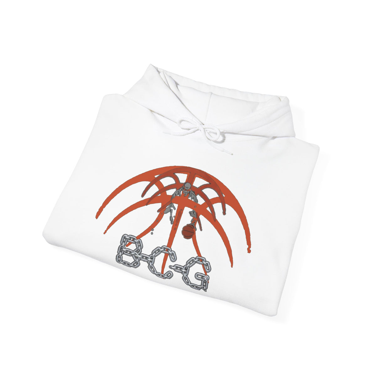 Basketball Palm Tree Hoodie — BCG Logo Graphic Pullover