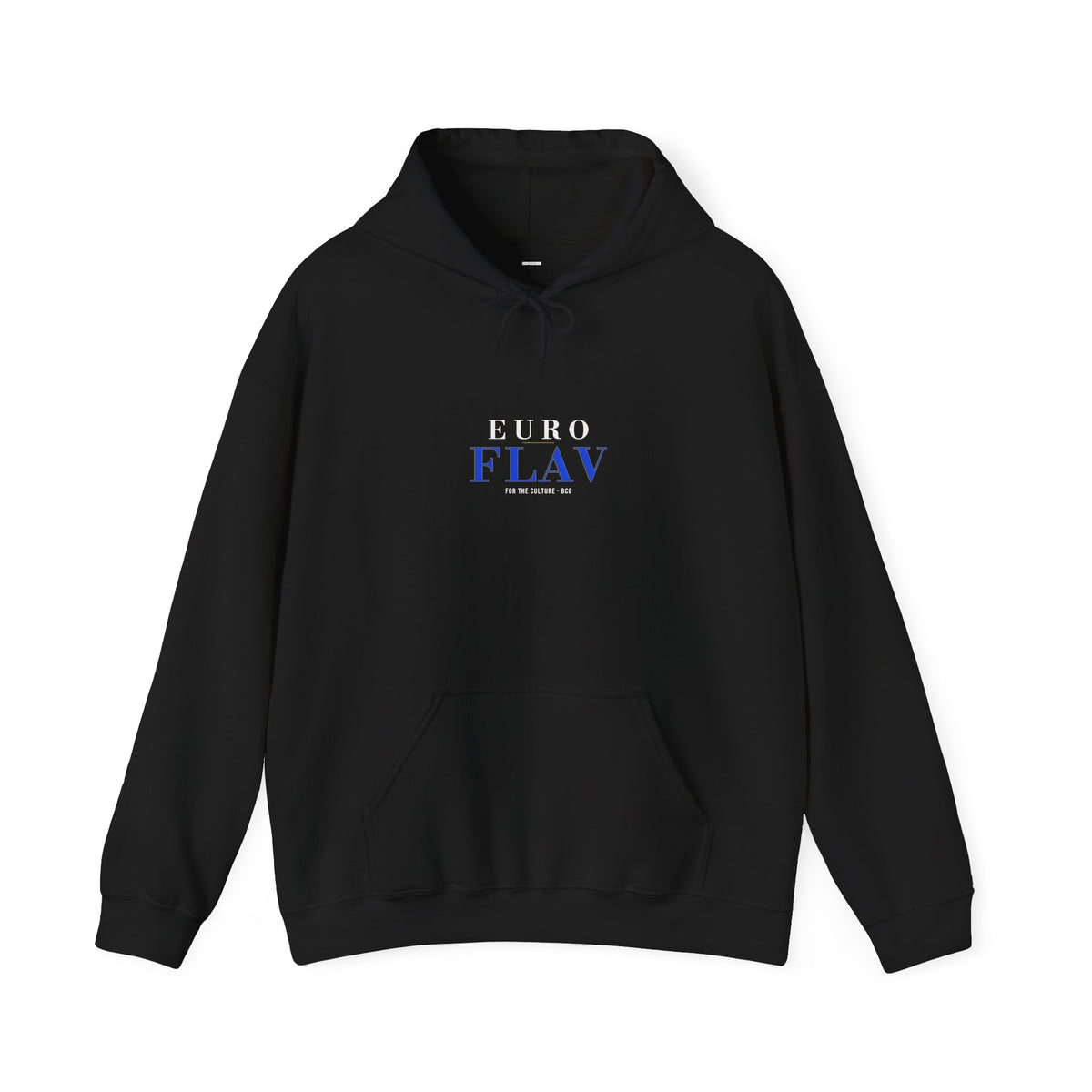 Euro Flav Hoodie – The Euro Serif – Black