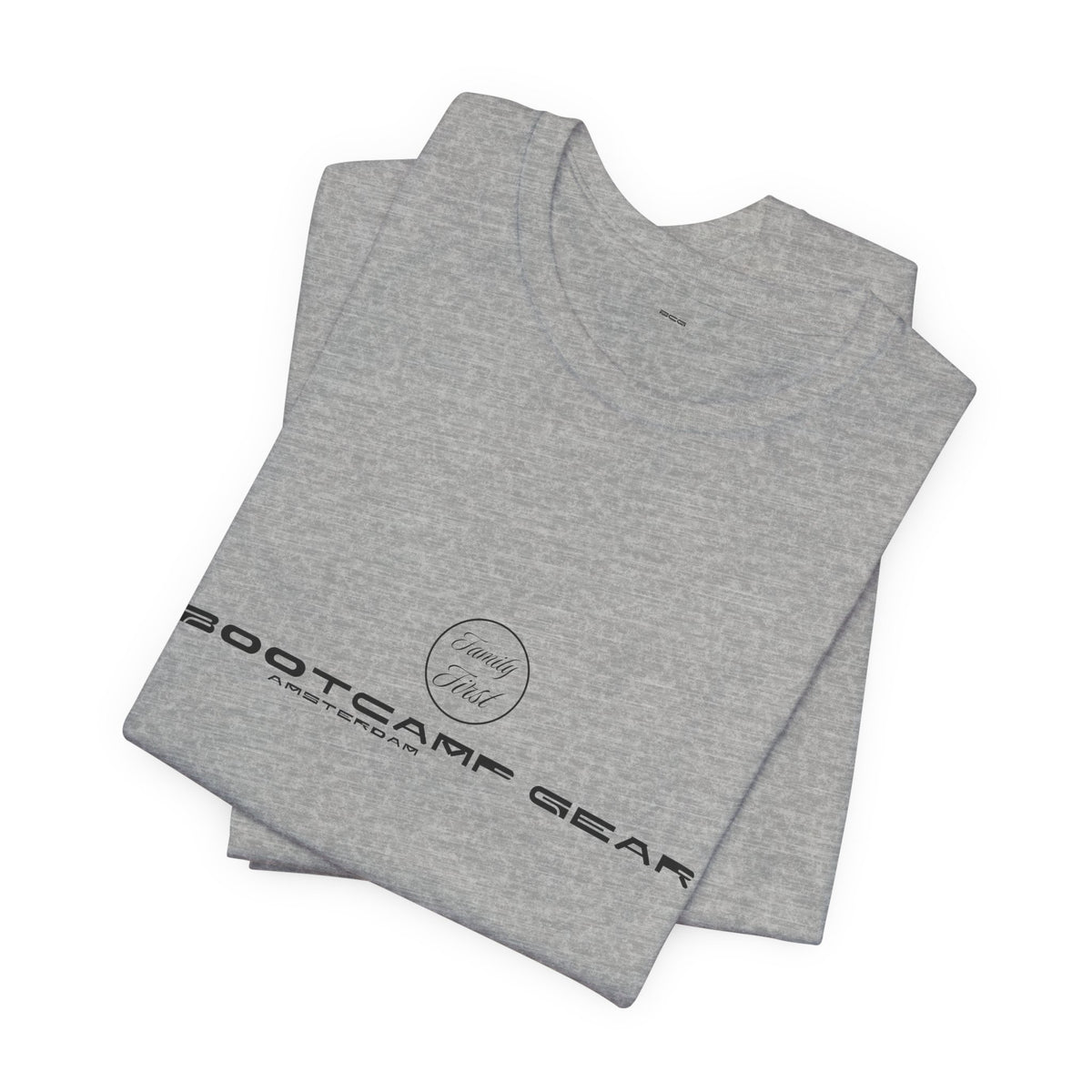 Family First Tee – Amsterdam (Athletic Heather)