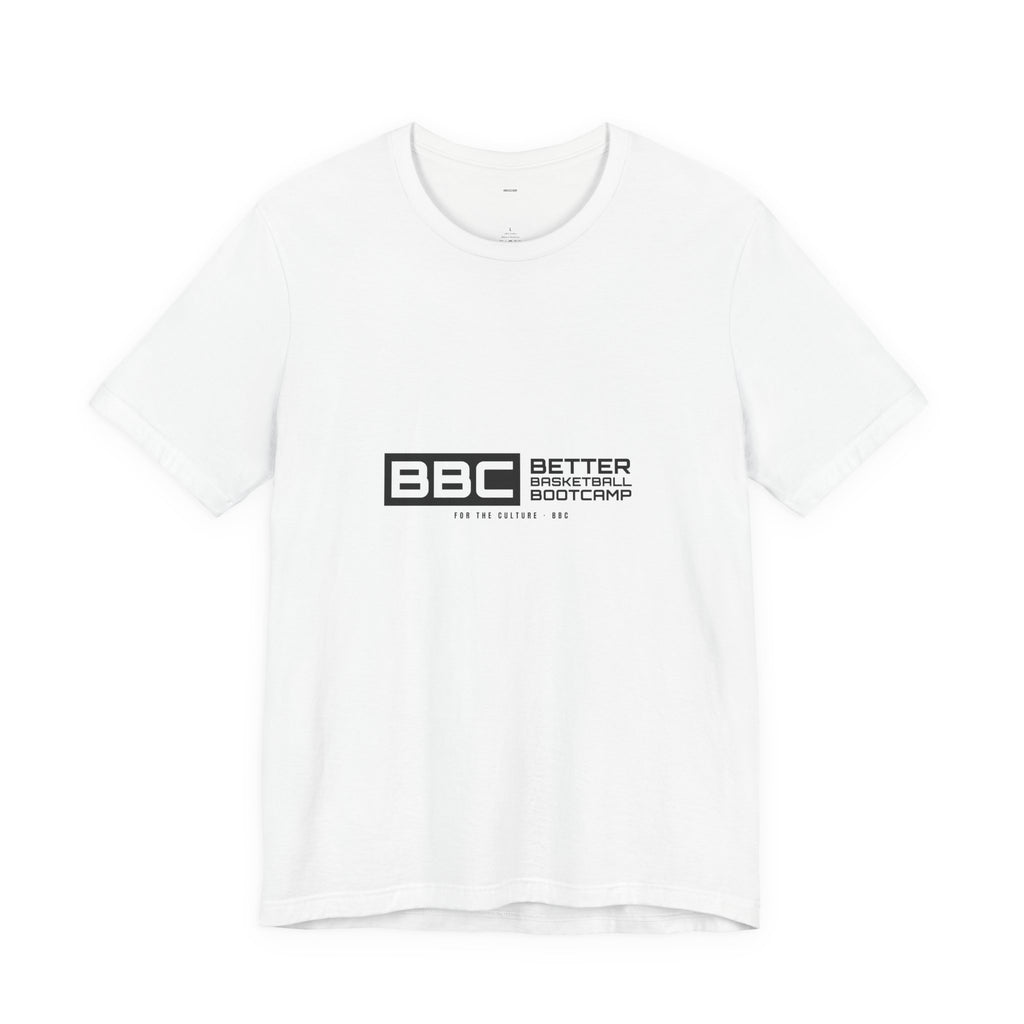 BBC Orbitron Split-Block Tee – White