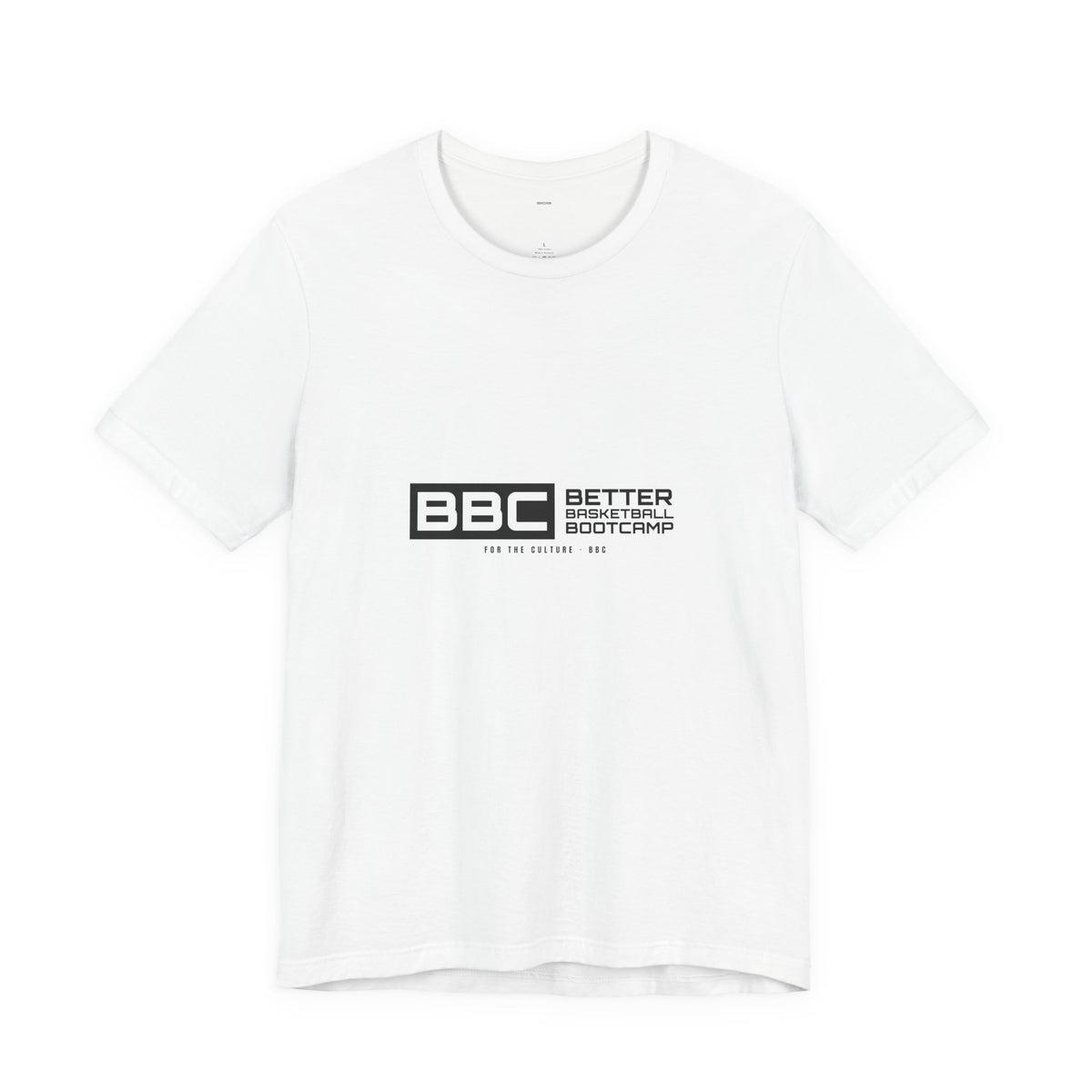 BBC Orbitron Split-Block Tee – White