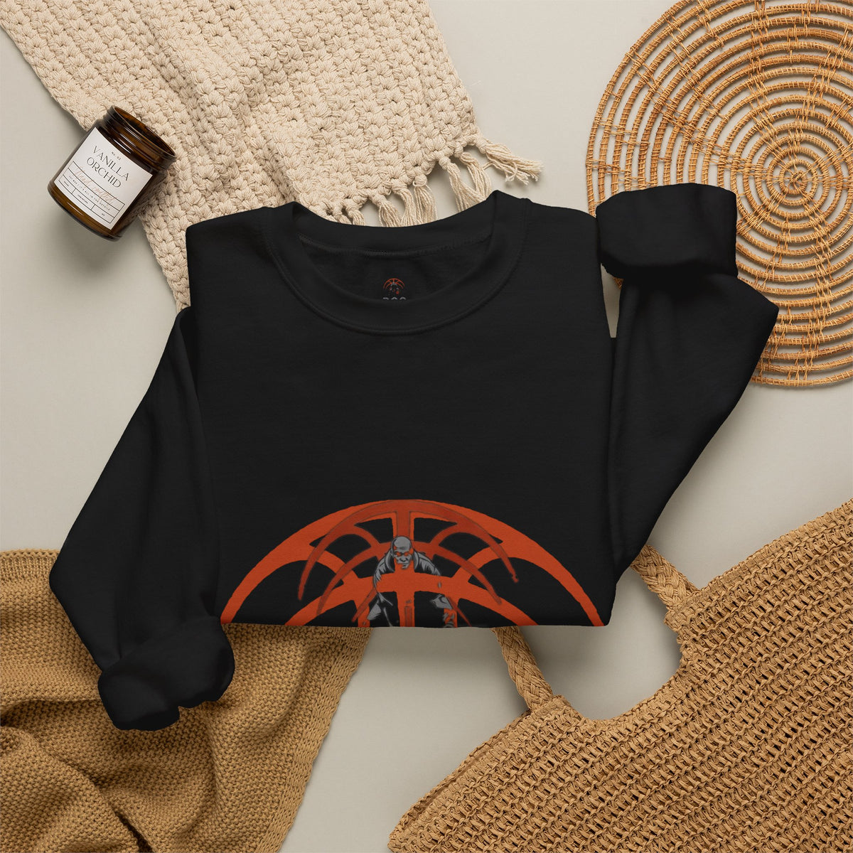 Basketball Chain Logo Crewneck Sweatshirt