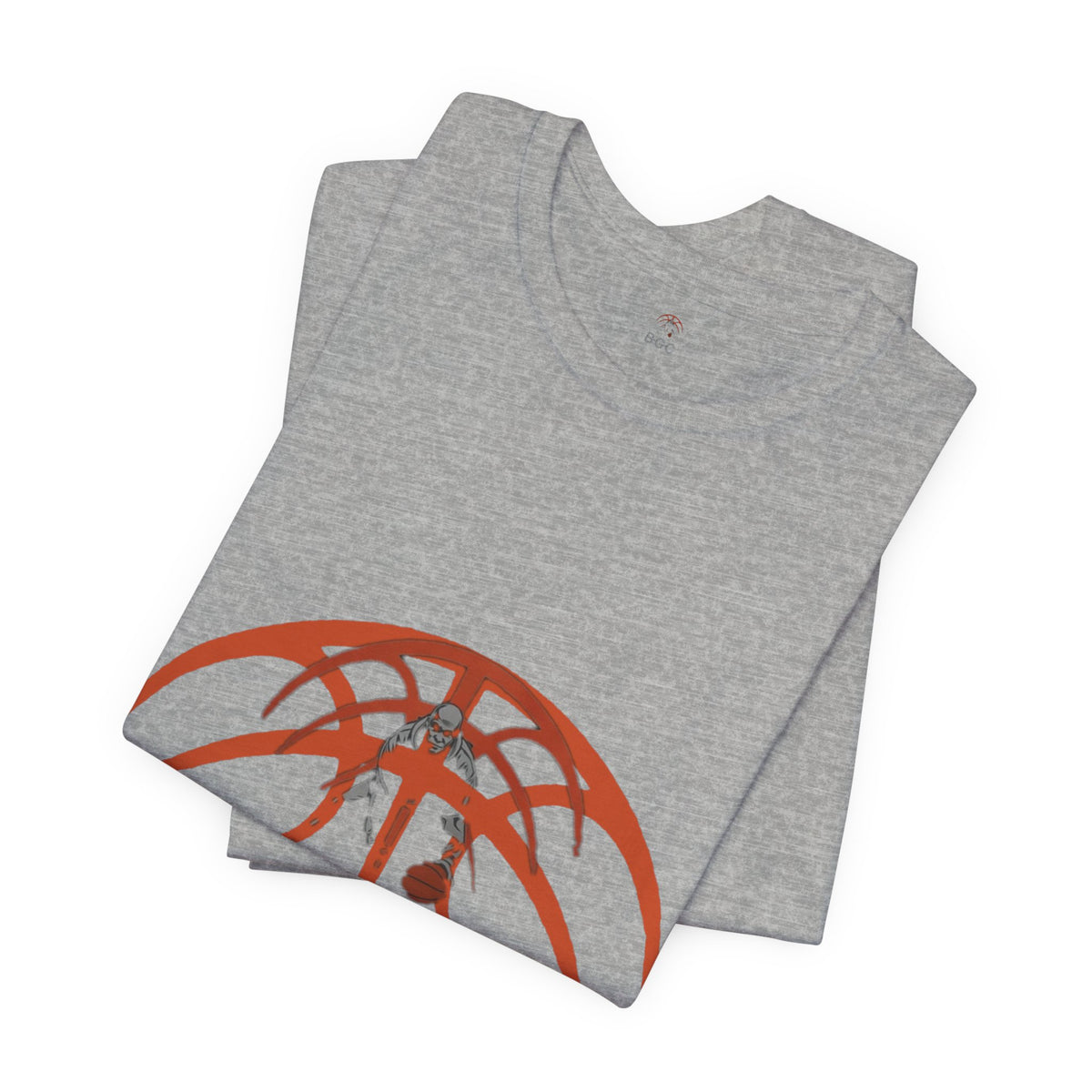 Basketball Chain Logo Tee — 'STG' Graphic Sports T-Shirt
