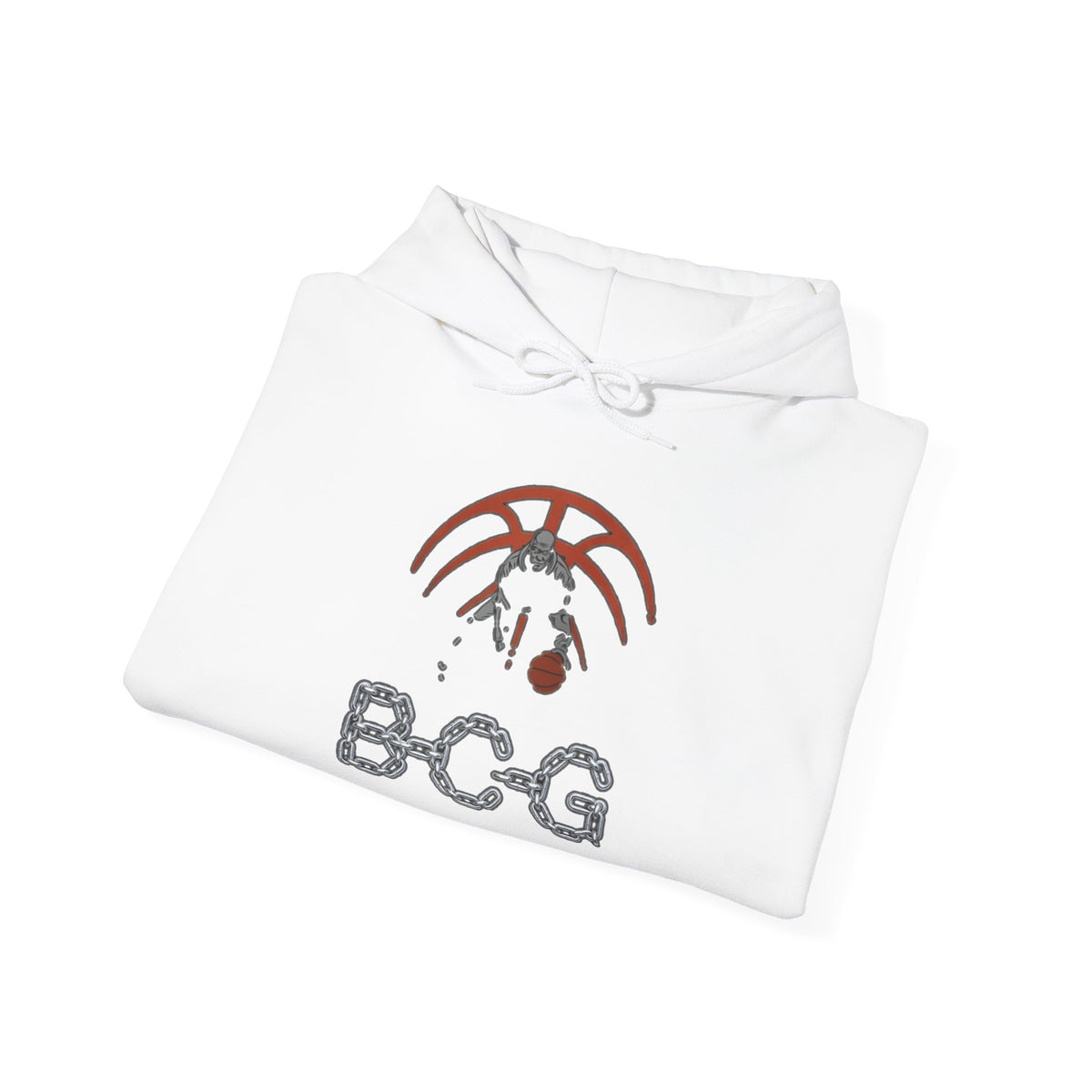 Palm Tree & Chain Logo Hoodie — BCG Graphic Pullover