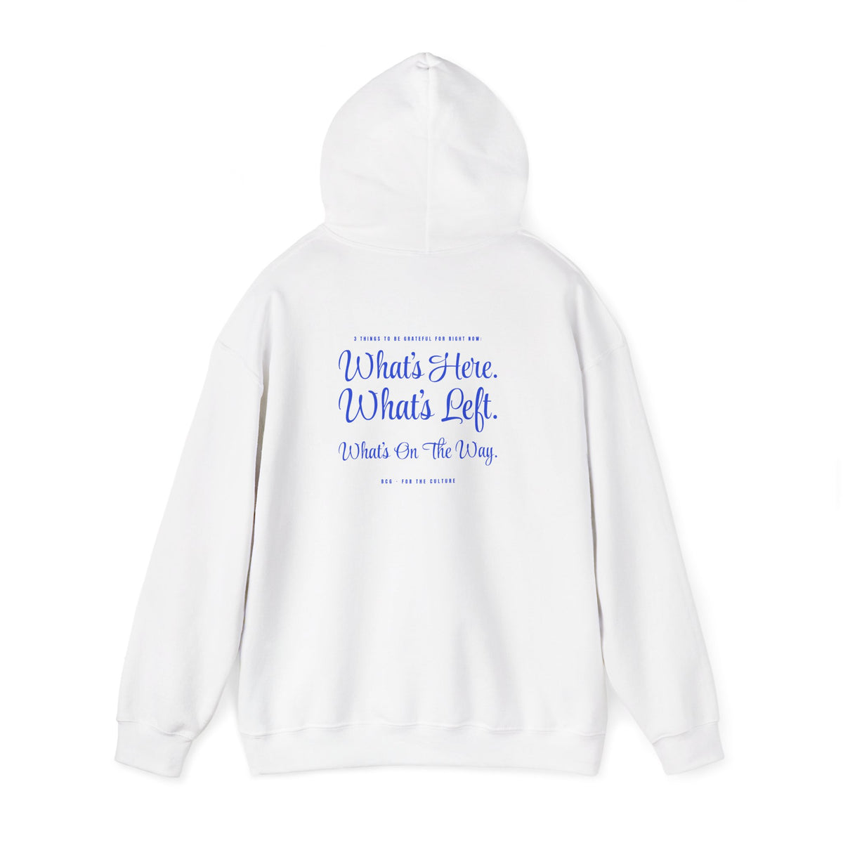 Grateful Hoodie – Style Script (White)