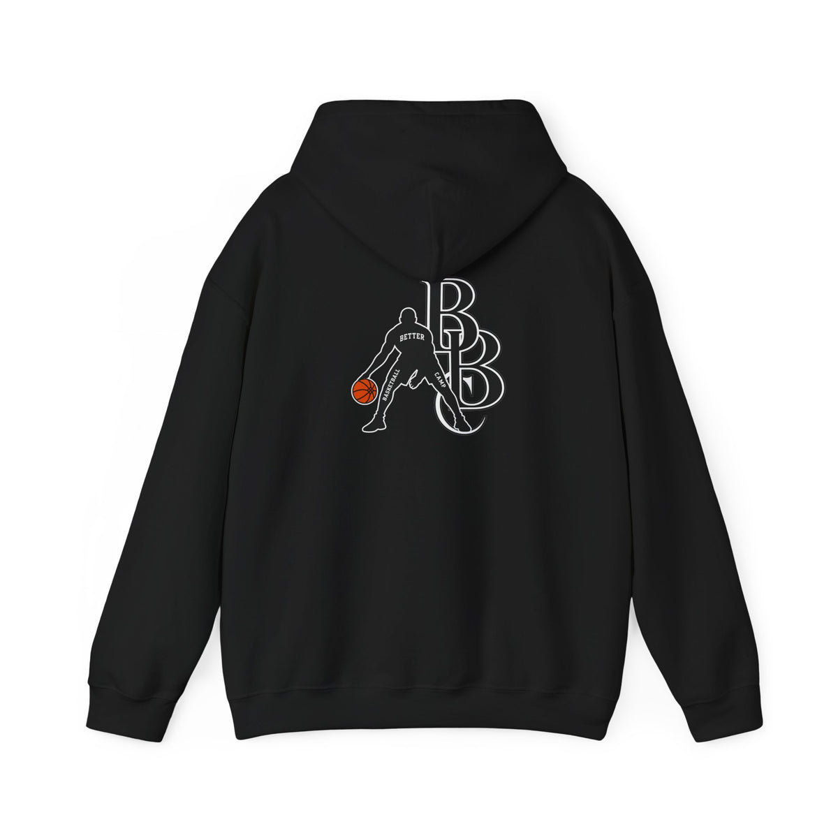 Basketballspieler-Logo-Kapuzenpullover – BBF-Silhouetten-Pullover