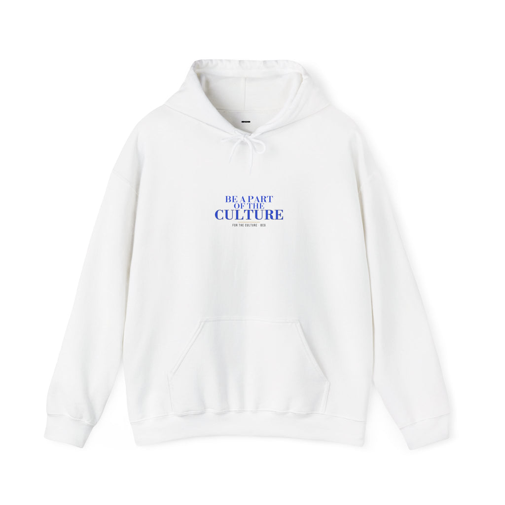Be A Part Of The Culture Hoodie – The Serif Cut (White)