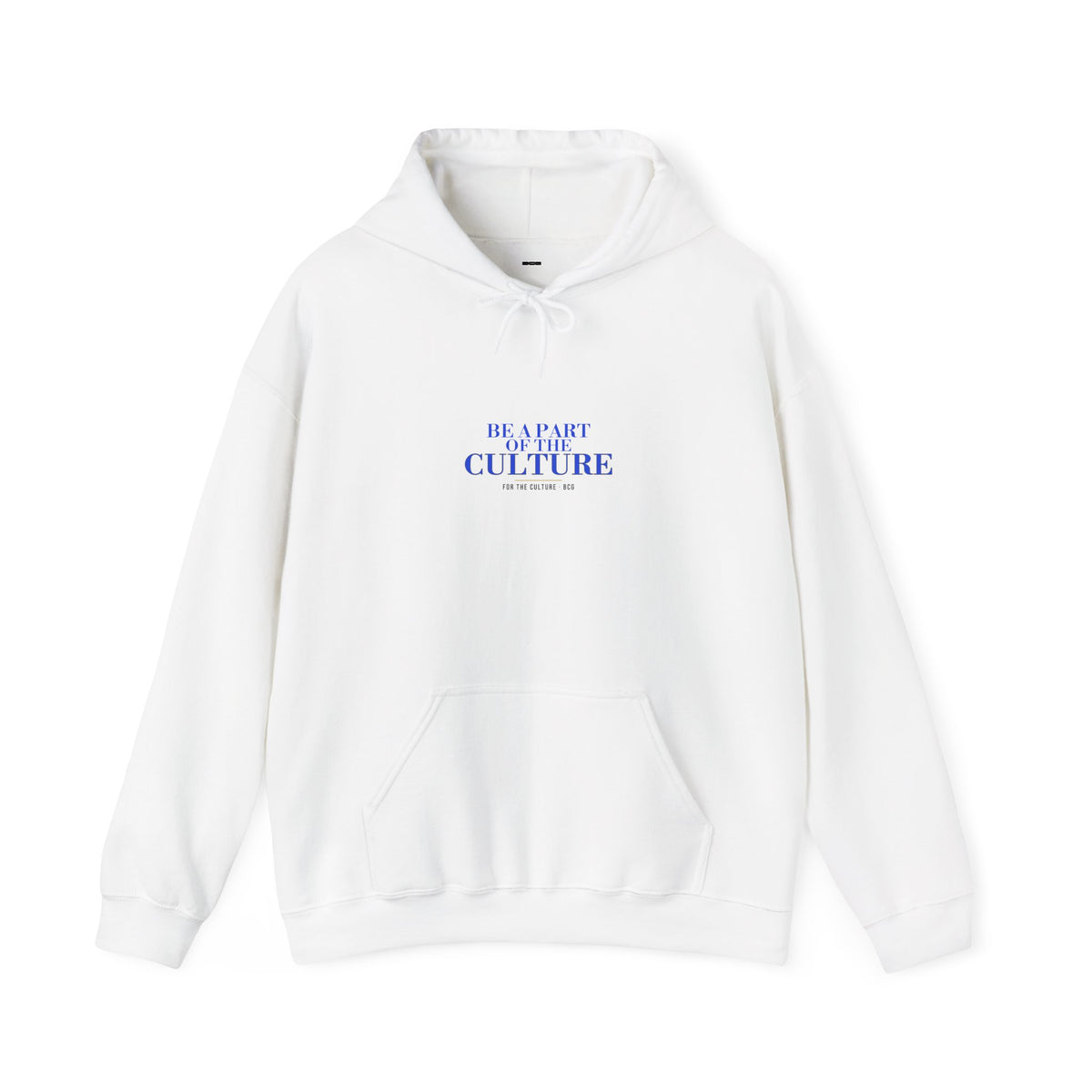Be A Part Of The Culture Hoodie – The Serif Cut (White)
