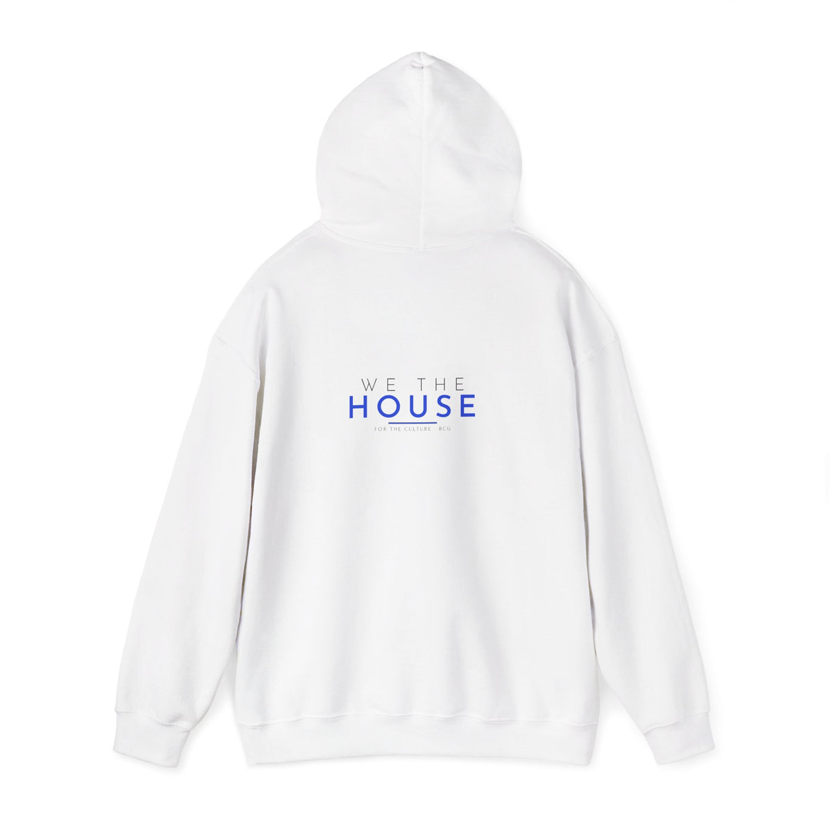 We The House Hoodie – Architectural Stack (White)