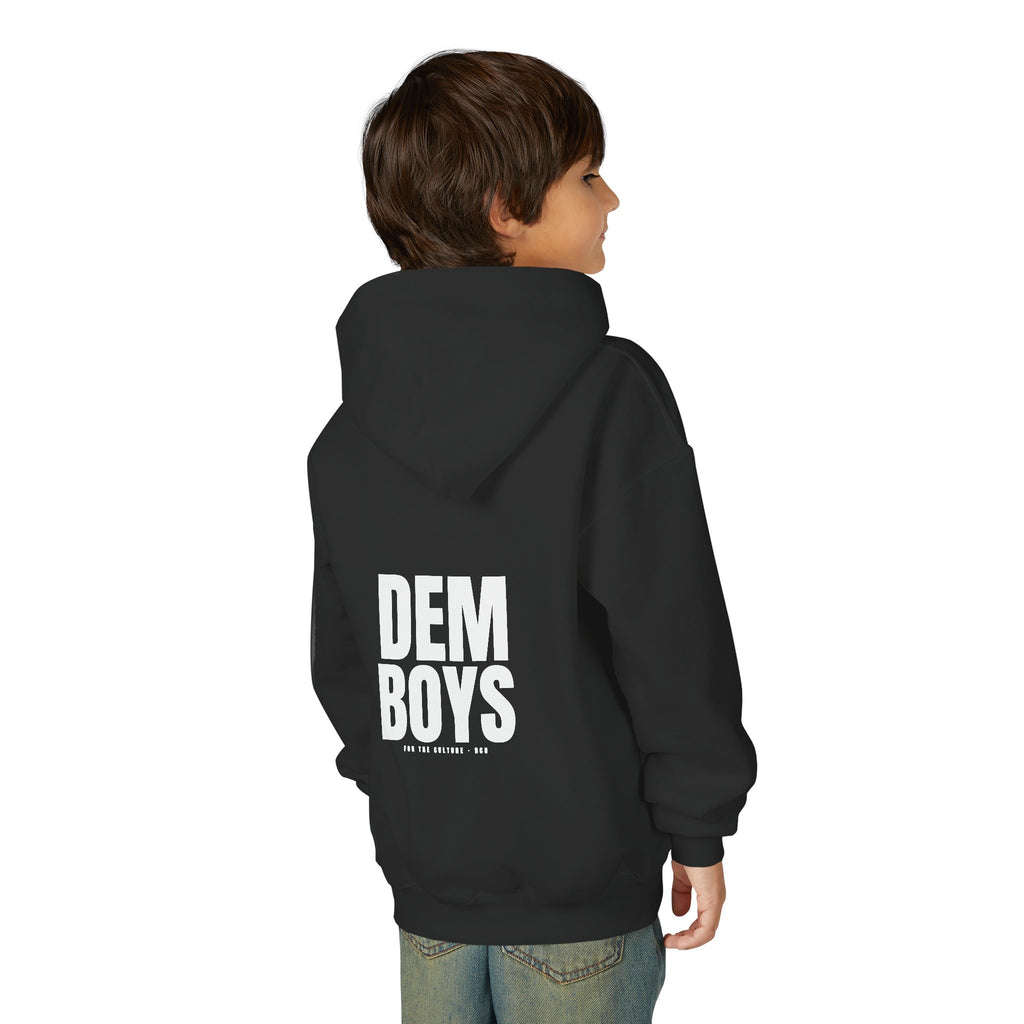 DEM BOYS Hoodie – BCG Left Chest (Black) – Youth