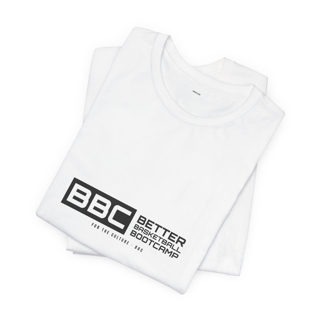 BBC Orbitron Split-Block Tee – White