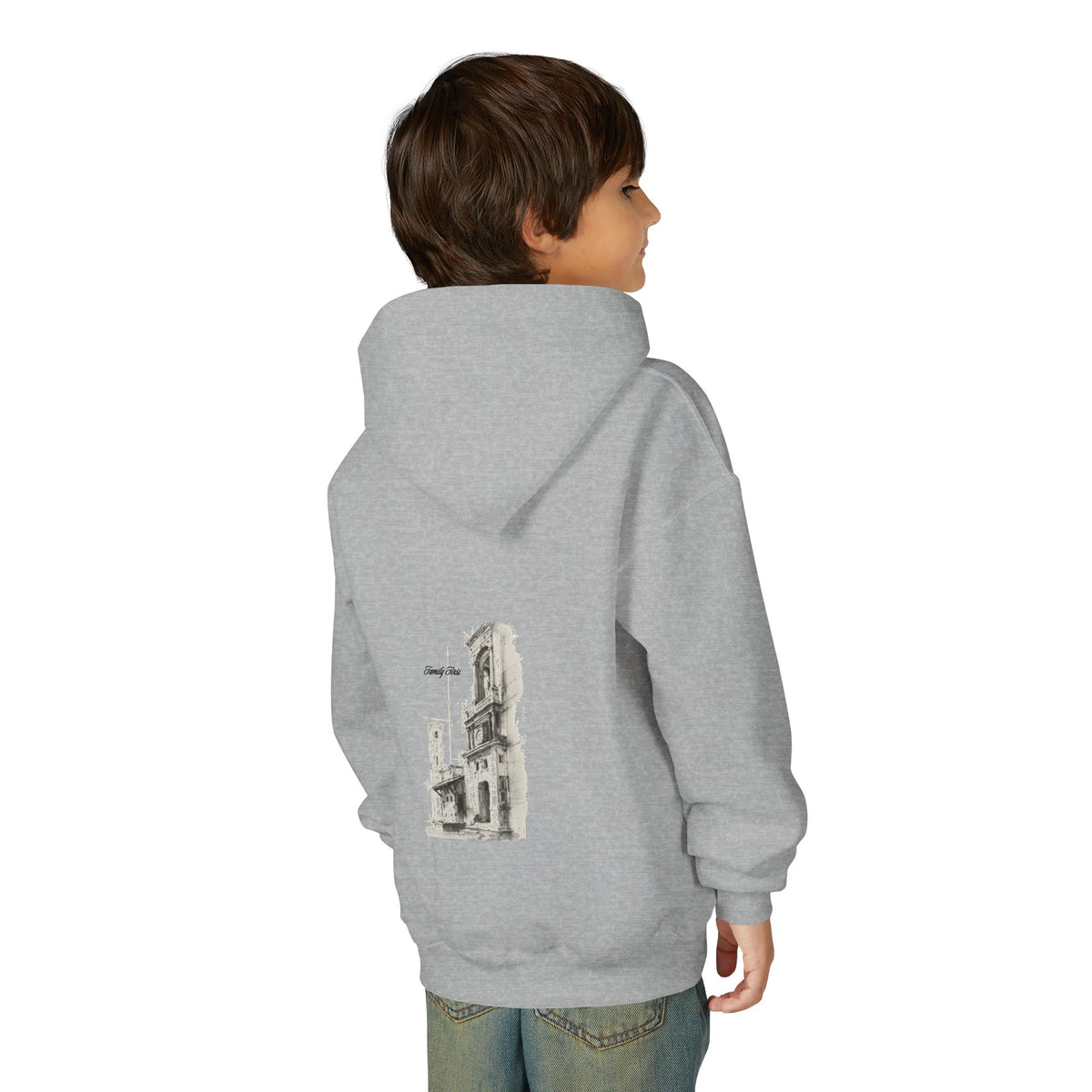 ML Hoodie – KYMR Tower (Sport Grey) – Youth