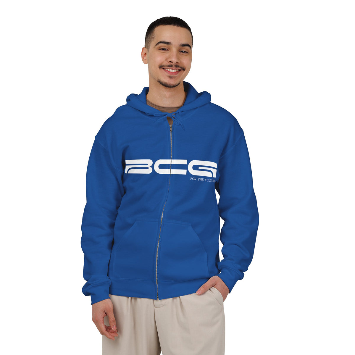 ML Zip Hoodie – Blue