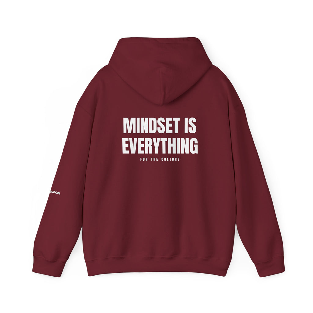 ML Hoodie – Mindset Is Everything Back (Garnet)