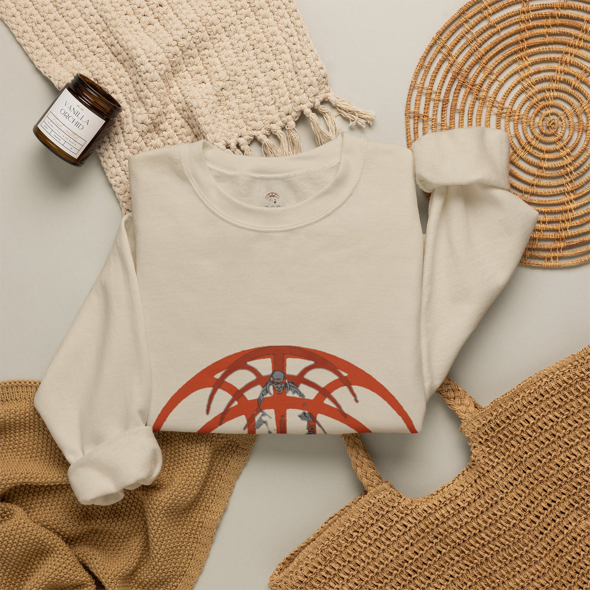 Basketball Chain Logo Crewneck Sweatshirt